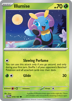 Illumise #010/167 Common (Reverse Holofoil) / Twilight Masquerade