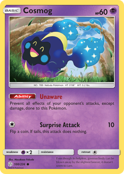 Cosmog #100/236 Common / Cosmic Eclipse