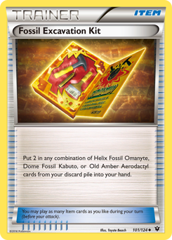 Fossil Excavation Kit #101/124 Uncommon / Fates Collide