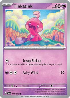 Tinkatink #101/193 Common (Reverse Holofoil) / Paldea Evolved