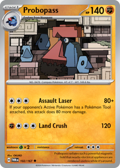 Probopass #102/167 Uncommon / Twilight Masquerade