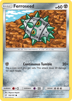 Ferroseed #102/181 Common / Team Up