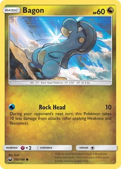 Bagon #103/168 Common / Celestial Storm