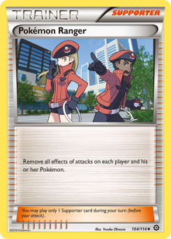 Pokémon Ranger #001/114 Uncommon / Steam Siege