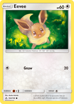 Eevee #104/156 Common / Ultra Prism