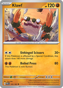 Klawf #105/182 Uncommon / Paradox Rift