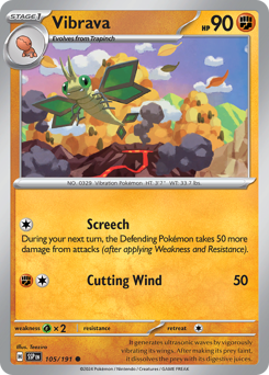 Vibrava #105/191 Common / Surging Sparks