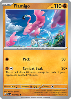 Flamigo #106/182 Common (Reverse Holofoil) / Paradox Rift