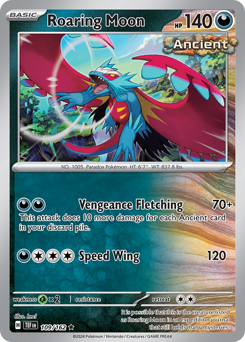 Roaring Moon #109/162 Rare (Holofoil) / Temporal Forces