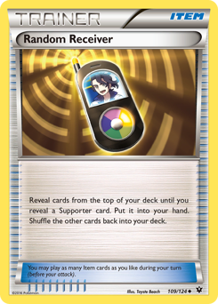 Random Receiver #109/124 Uncommon (Reverse Holofoil) / Fates Collide