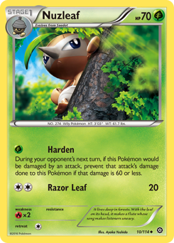 Nuzleaf #010/114 Uncommon / Steam Siege