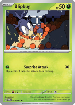 Blipbug #010/182 Common (Reverse Holofoil) / Paradox Rift