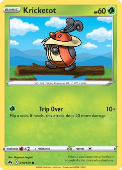 Kricketot #010/159 Common / Crown Zenith