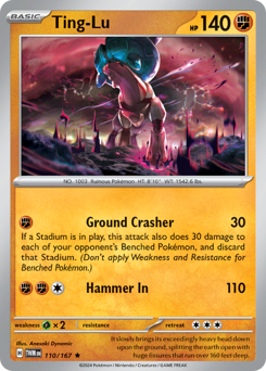 Ting-Lu #110/167 Rare (Holofoil) / Twilight Masquerade