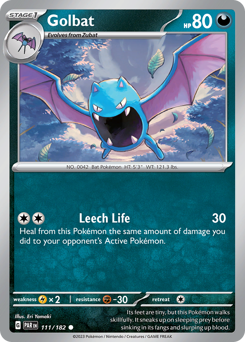 Golbat #111/182 Common / Paradox Rift