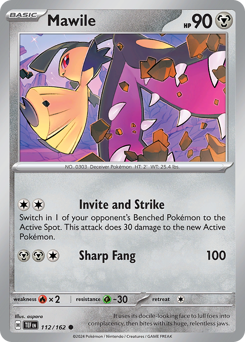 Mawile #112/162 Common (Reverse Holofoil) / Temporal Forces