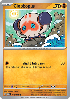 Clobbopus #112/191 Common (Reverse Holofoil) / Surging Sparks