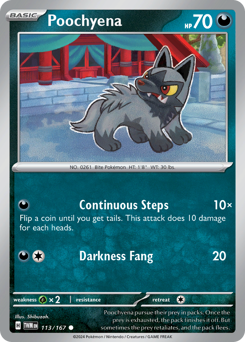 Poochyena #113/167 Common / Twilight Masquerade