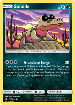Sandile #114/214 Common (Reverse Holofoil) / Unbroken Bonds