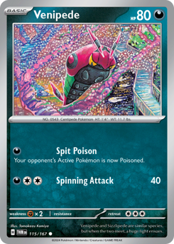 Venipede #115/167 Common / Twilight Masquerade