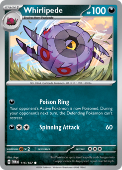 Whirlipede #116/167 Common / Twilight Masquerade
