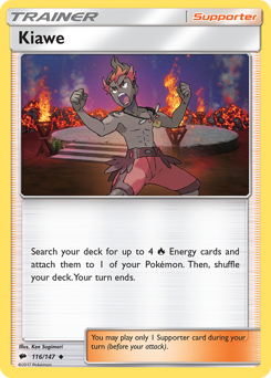 Kiawe #116/147 Uncommon (Reverse Holofoil) / Burning Shadows