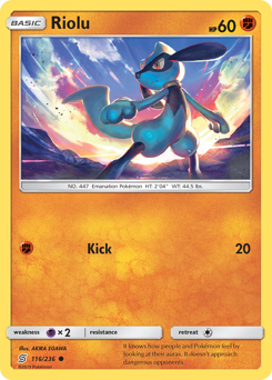 Riolu #115/236 Common (Reverse Holofoil) / Unified Minds
