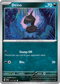 Deino #117/191 Common / Surging Sparks