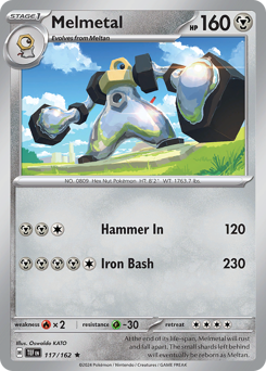 Melmetal #117/162 Rare (Holofoil) / Temporal Forces