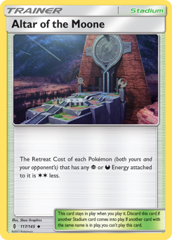 Altar of the Moone #117/145 Uncommon (Reverse Holofoil) / Guardians Rising