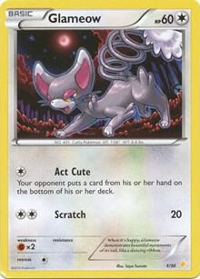Glameow #01/30 Common / XY Trainer Kit : Pikachu Libre & Suicune