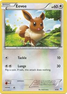 Eevee #04/30 Common / XY Trainer Kit : Pikachu Libre & Suicune