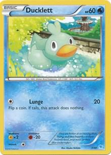 Ducklett #07/30 Common / XY Trainer Kit : Pikachu Libre & Suicune