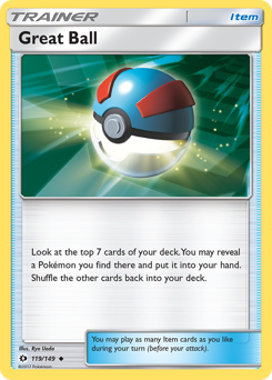 Great Ball #119/149 Promo (#43 Charizard Stamped) / Sun & Moon