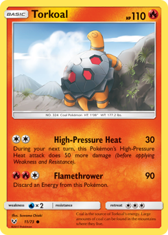 Torkoal #11/73 Common / Shining Legends