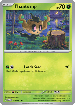 Phantump #012/167 Common (Reverse Holofoil) / Twilight Masquerade