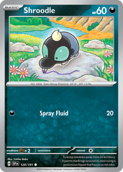 Shroodle #120/191 Common (Reverse Holofoil) / Surging Sparks