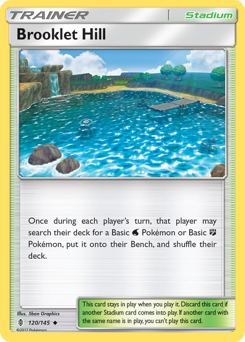 Brooklet Hill #120/145 Uncommon (Reverse Holofoil) / Guardians Rising