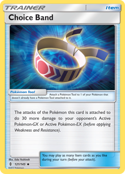 Choice Band #121/145 Uncommon (Reverse Holofoil) / Guardians Rising