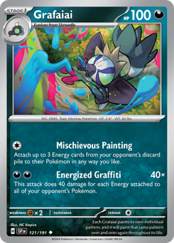 Grafaiai #121/191 Uncommon / Surging Sparks