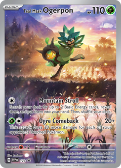 Teal Mask Ogerpon #123 Promo (Holofoil) / Scarlet & Violet Black Star Promos