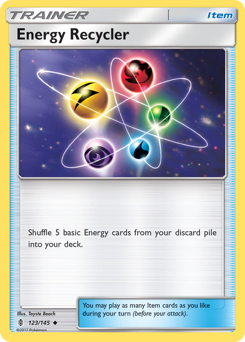 Energy Recycler #123/145 Uncommon (Reverse Holofoil) / Guardians Rising