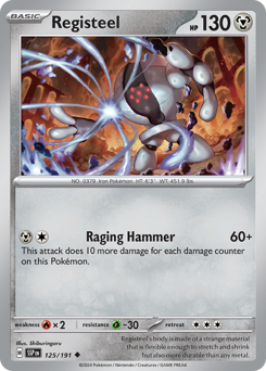 Registeel #125/191 Uncommon / Surging Sparks