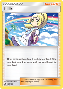 Lillie #125/156 Uncommon / Ultra Prism