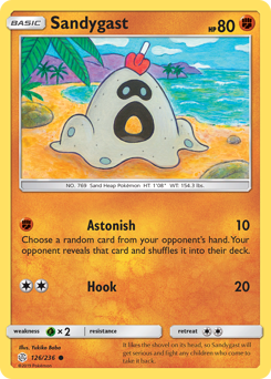 Sandygast #126/236 Common / Cosmic Eclipse