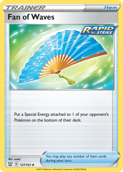 Fan Of Waves #127/163 Uncommon / Battle Styles