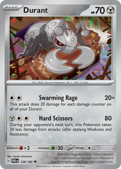 Durant #129/182 Uncommon / Paradox Rift