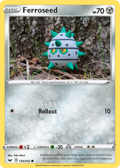 Ferroseed #130/202 Common / Sword & Shield