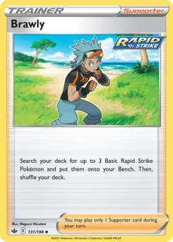 Brawly #131/198 Uncommon / Chilling Reign
