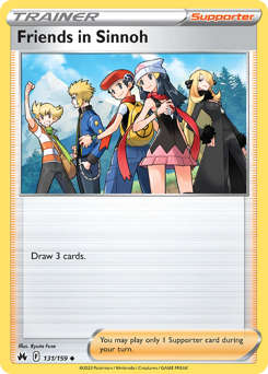 Friends in Sinnoh #131/159 Uncommon (Reverse Holofoil) / Crown Zenith